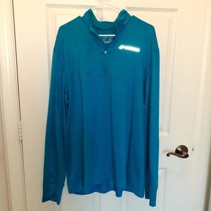 Brooks size XXL electric blue long sleeve